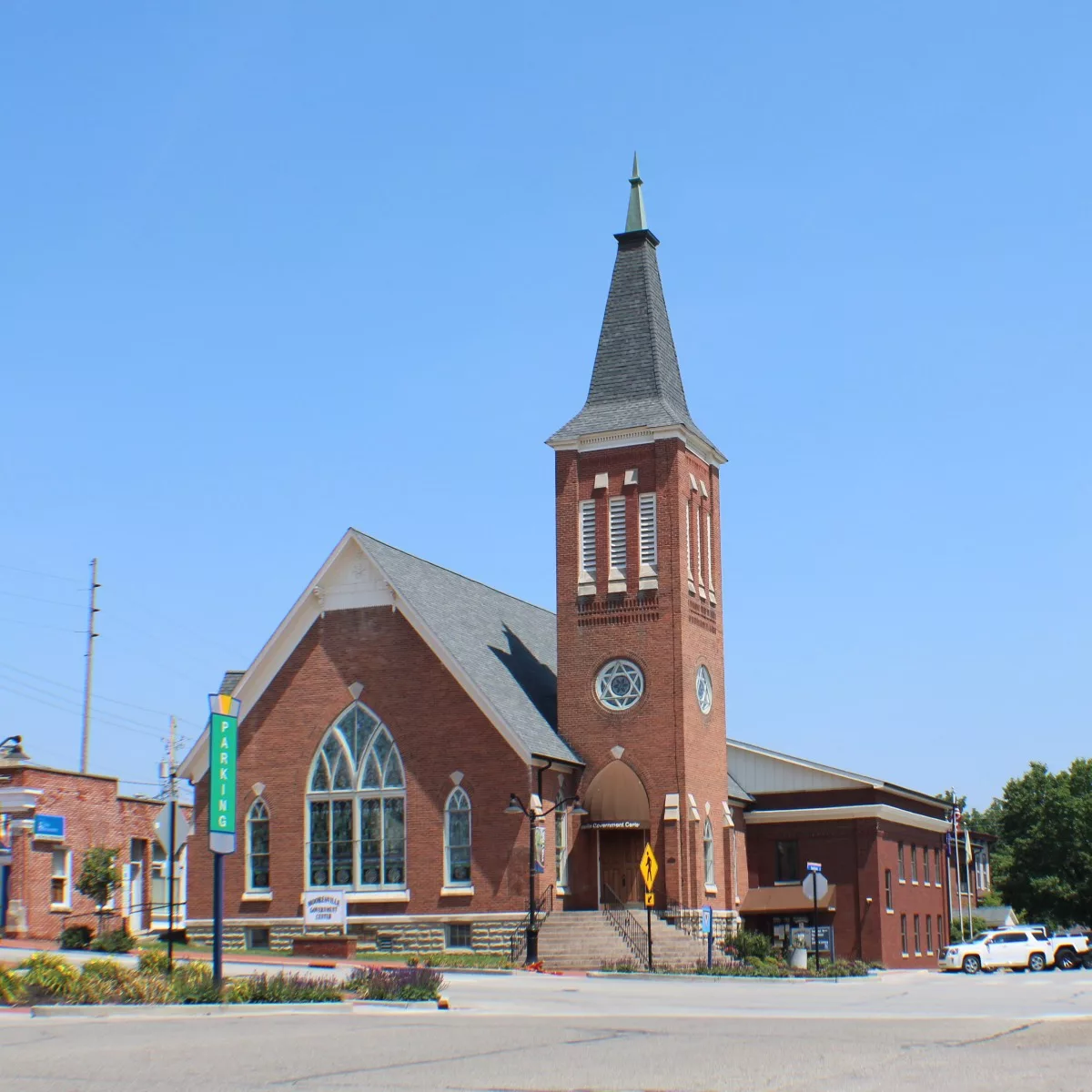 Mooresville Town Hall Painting