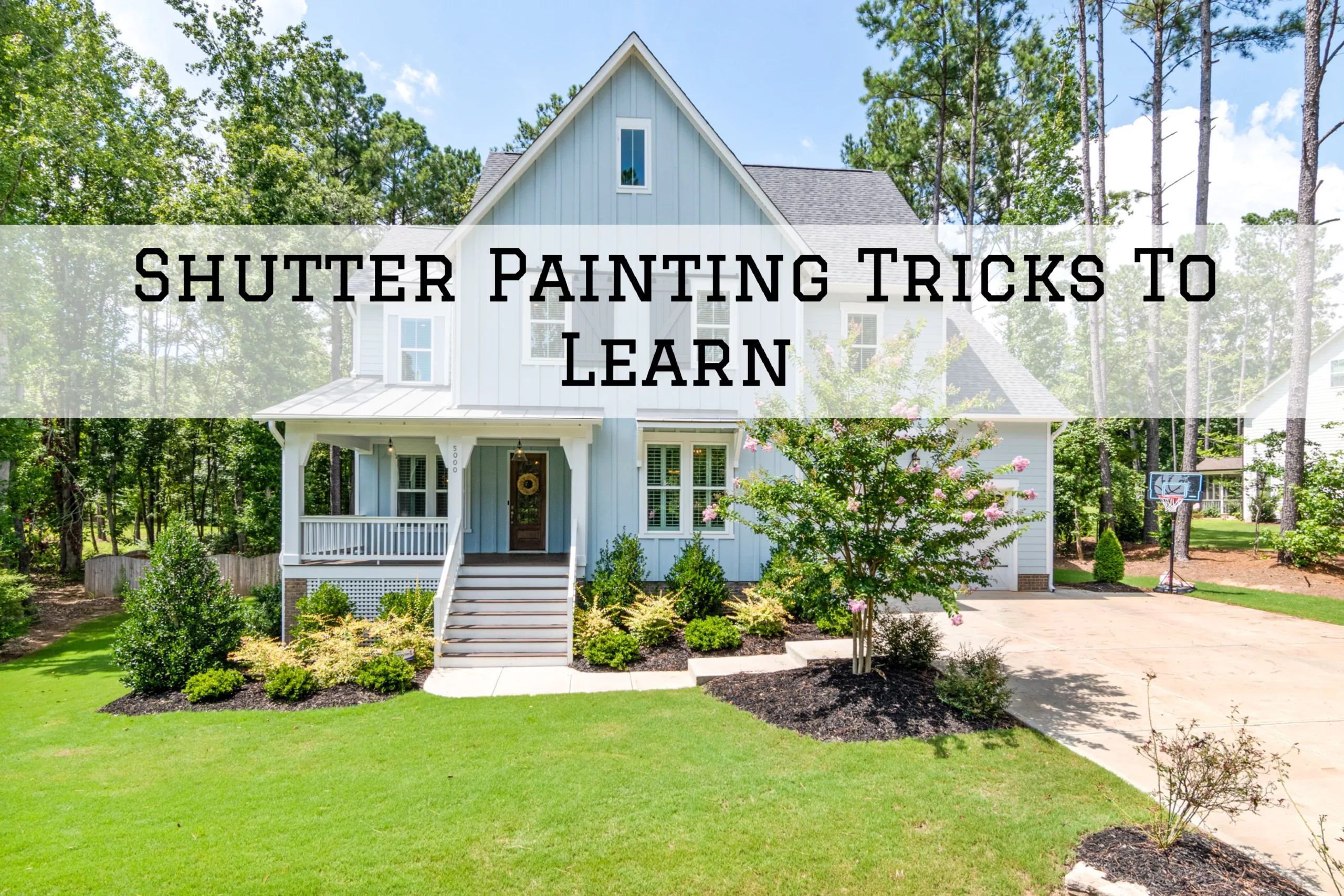 2024-01-22 Indiana Painting Mooresville IN Shutter Painting Tricks