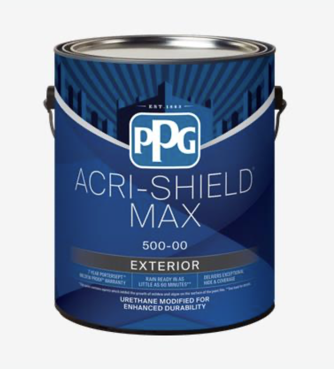 Ppg Acri Shield Max 500 00 Exterior Paint Gallon Can Acri-Shield Max Exterior Paint