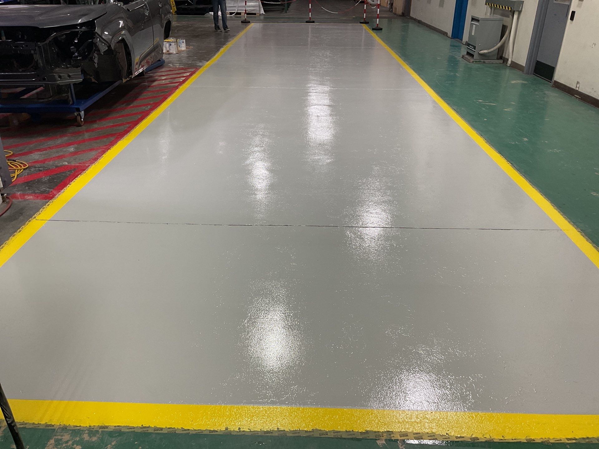 Painted Concrete Floor