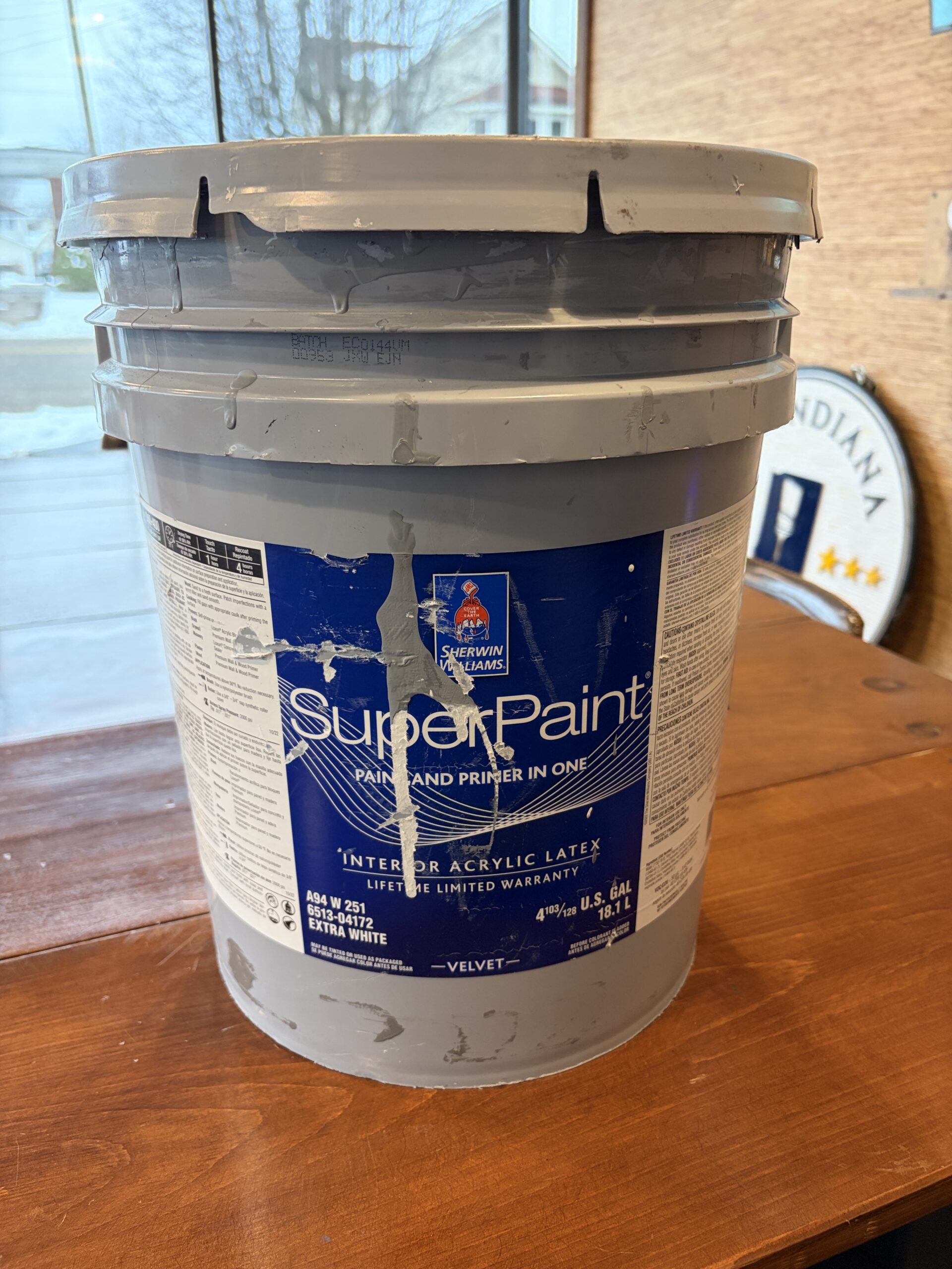 SuperPaint Interior Velvet - 5 Gallons - SW9162 African Gray