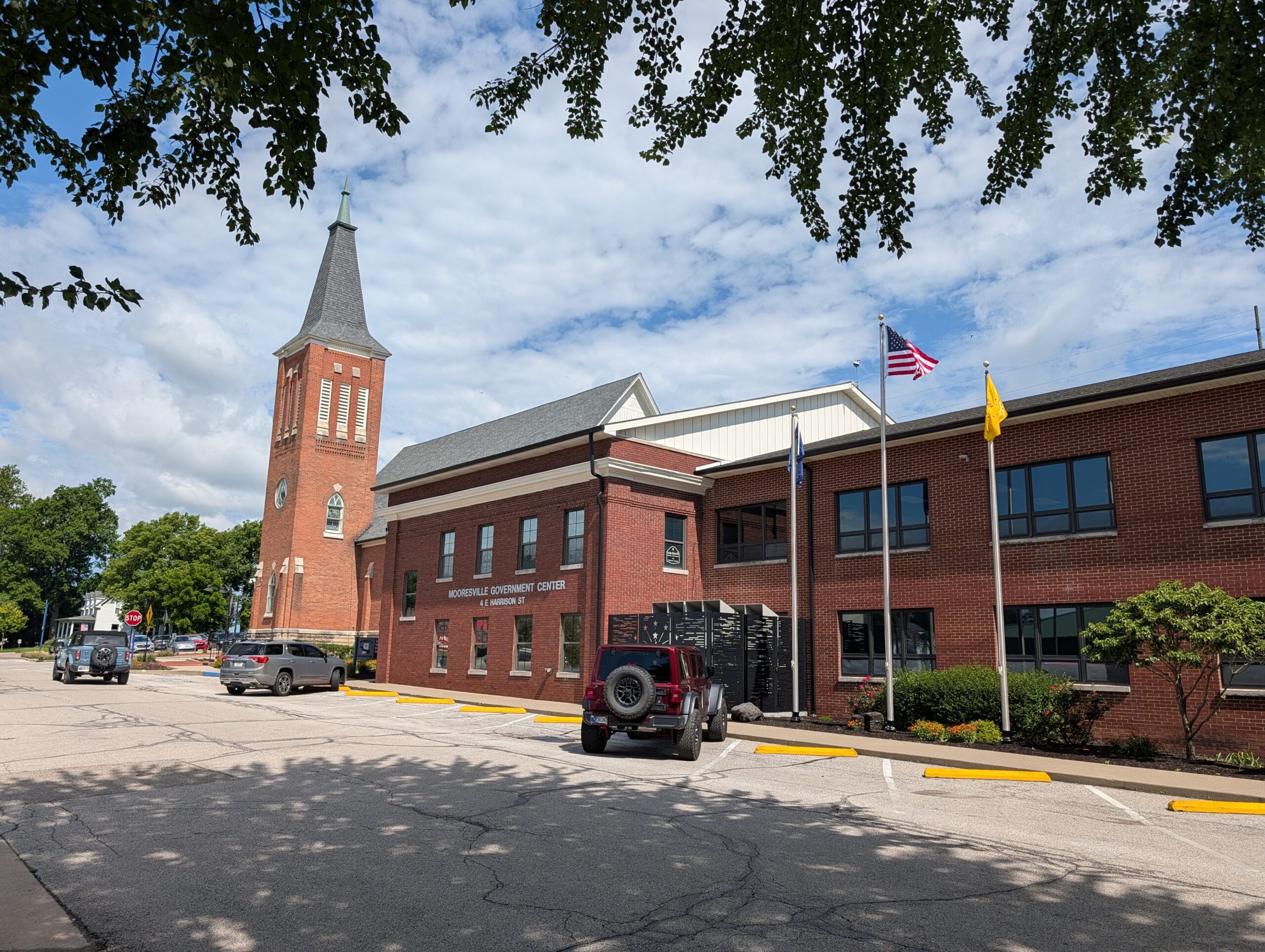 Mooresville Town Hall – Exterior Painting – PXL_20260618_145752220 Mooresville Town Hall - Exterior Painting
