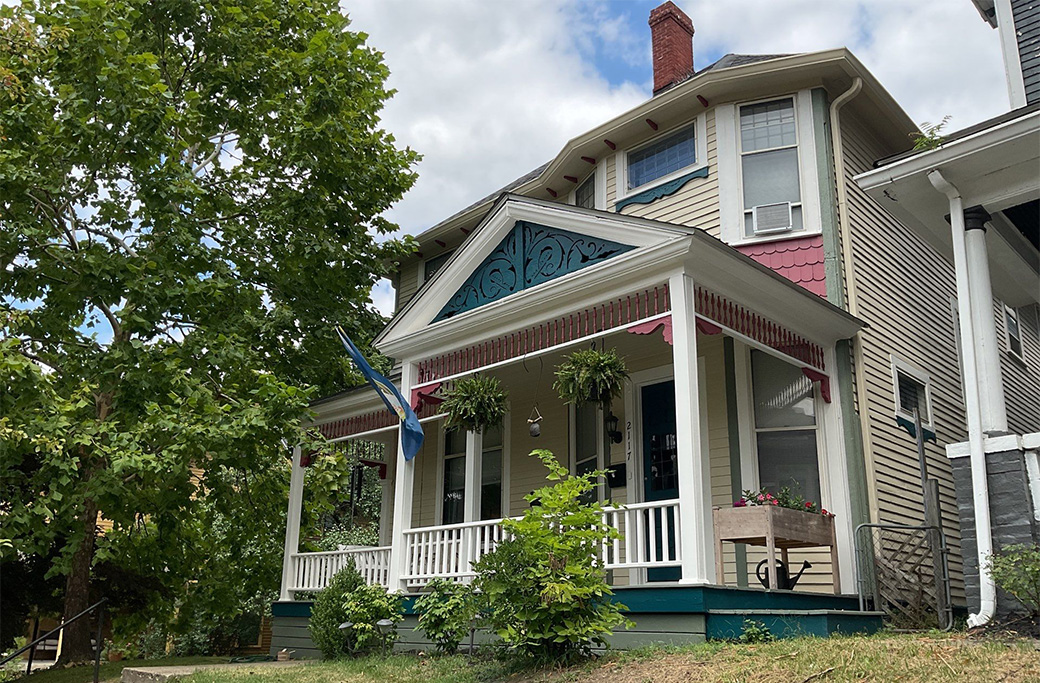 Completed exterior house painting project by Indiana Painting Company