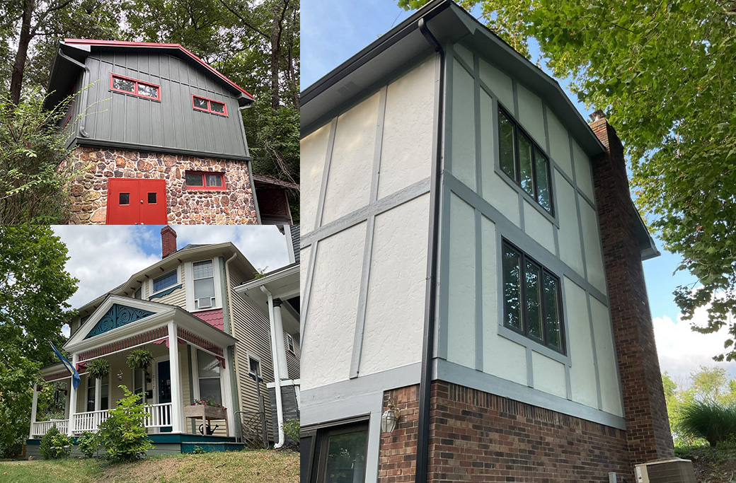 Examples of professionally painted small, medium, and large homes in Indiana