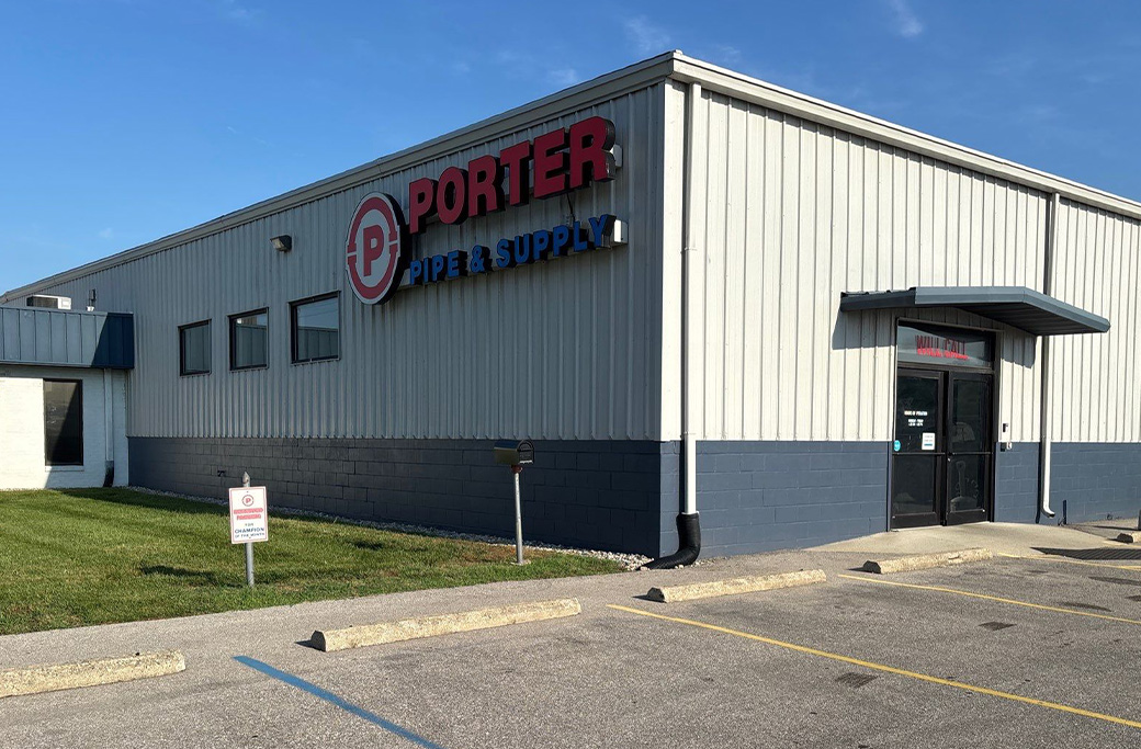 Commercial building exterior after professional painting services