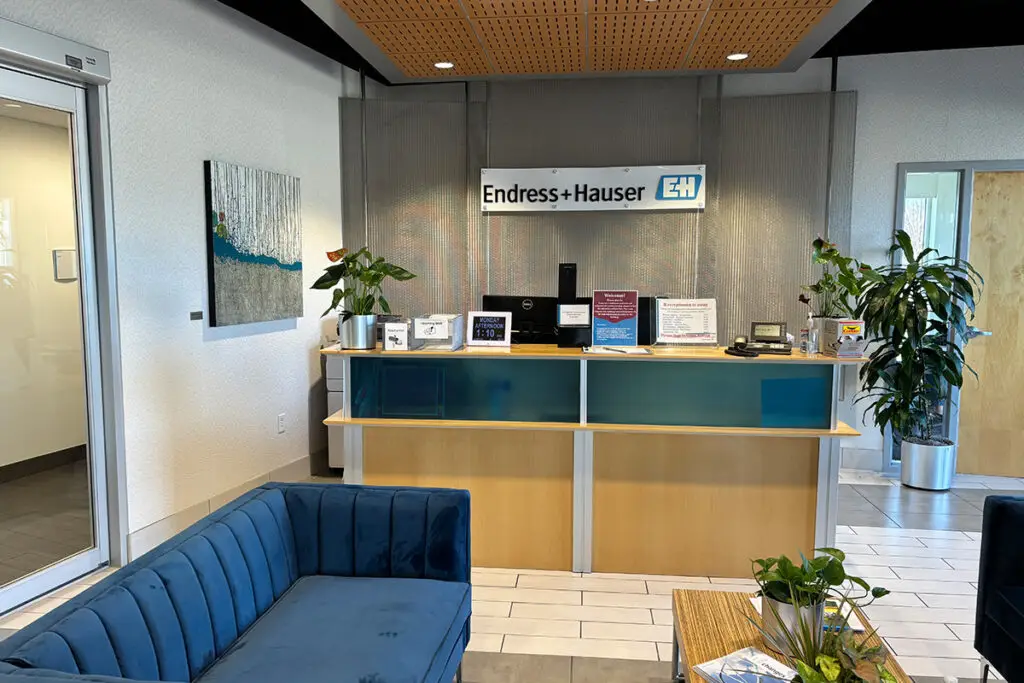 Endress + Hauser office space interior painting